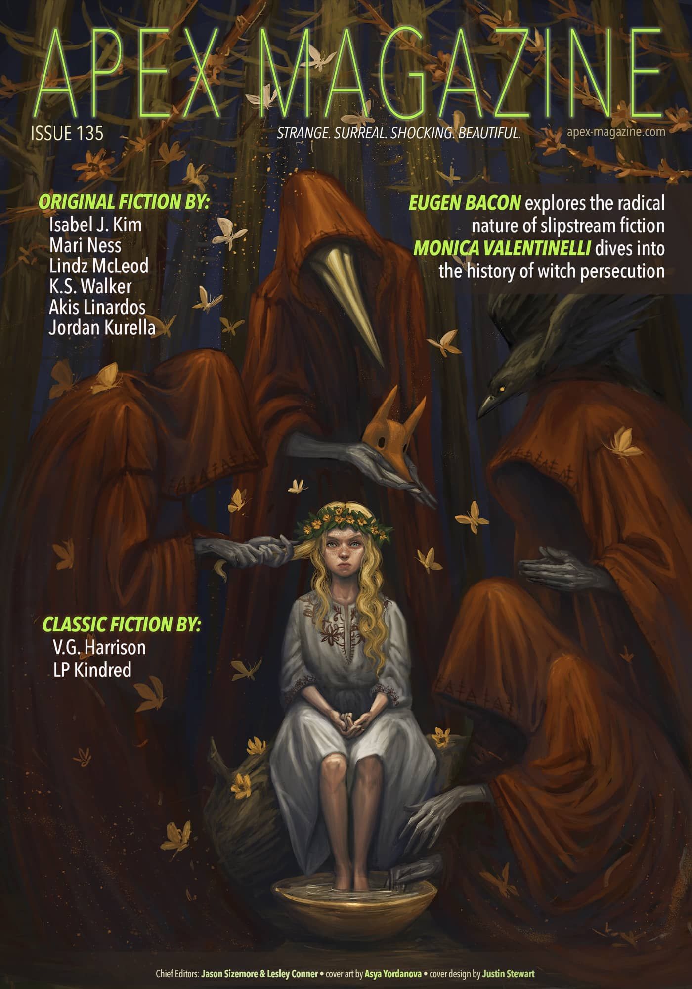 Cover image of Apex Magazine, Issue 135, which includes some Halloween short fiction