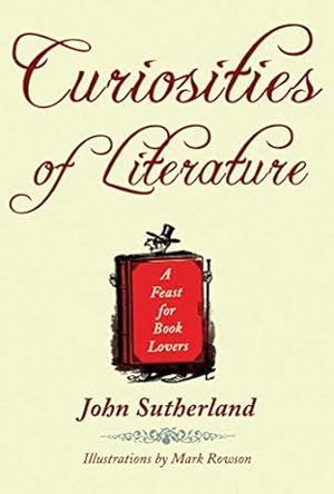 Cover of Curiosities of Literature by John Sutherland