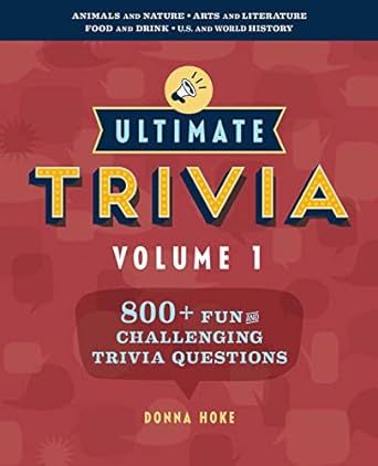 Cover of Ultimate Trivia Volume 1 by Donna Hoke