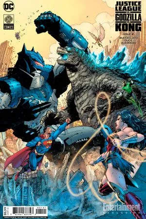 cover of Justice League versus Godzilla versus Kong #1
