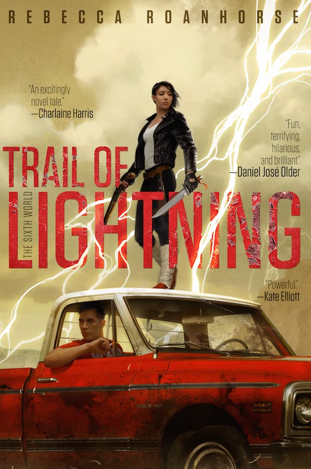 Trail of Lightning by rebecca roanhorse Book Cover