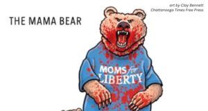 mama bear comic closeup. Comic originally by Clay Bennett