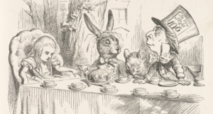 John Tenniel's illustration of the Mad Tea Party