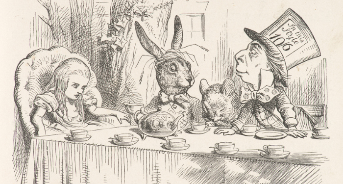 John Tenniel's illustration of the Mad Tea Party