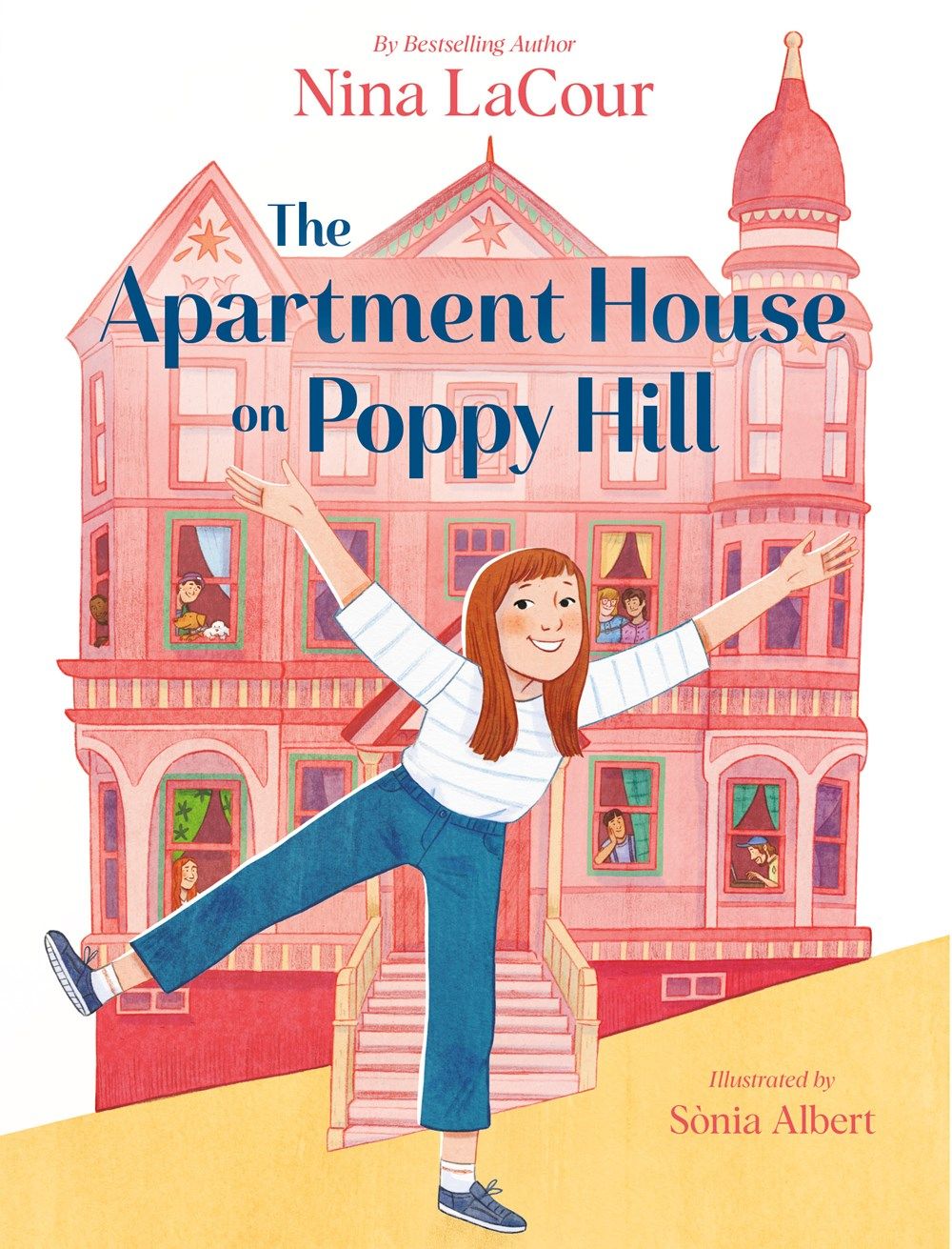 Cover of The Apartment House on Poppy Hill by LaCour
