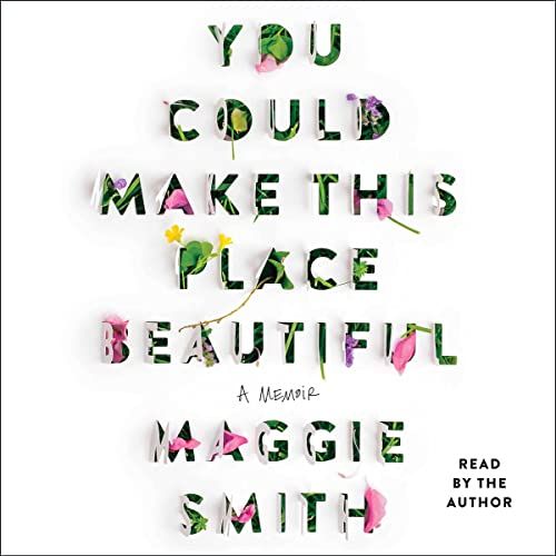 a graphic of the cover of You Could Make This Place Beautiful by Maggie Smith