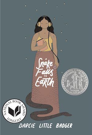 A Snake Falls to Earth by Darcie Little Badger book cover