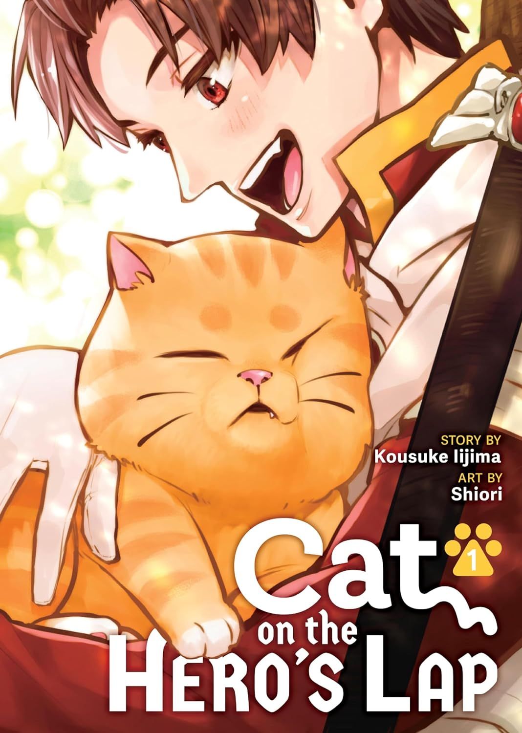Cat on the Hero's Lap by Kousuke Iijima and Shiori cover