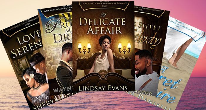 collage of Desires Black historical romance series