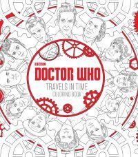 Doctor Who Travels in Time Coloring Book cover