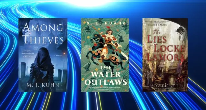 heist novels cover collage