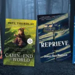 a collage of horror book covers