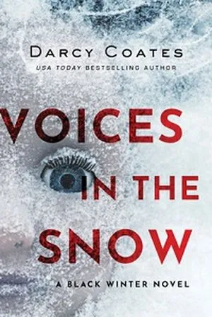 cover of voices in the snow by darcy coates