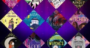 witch books collage