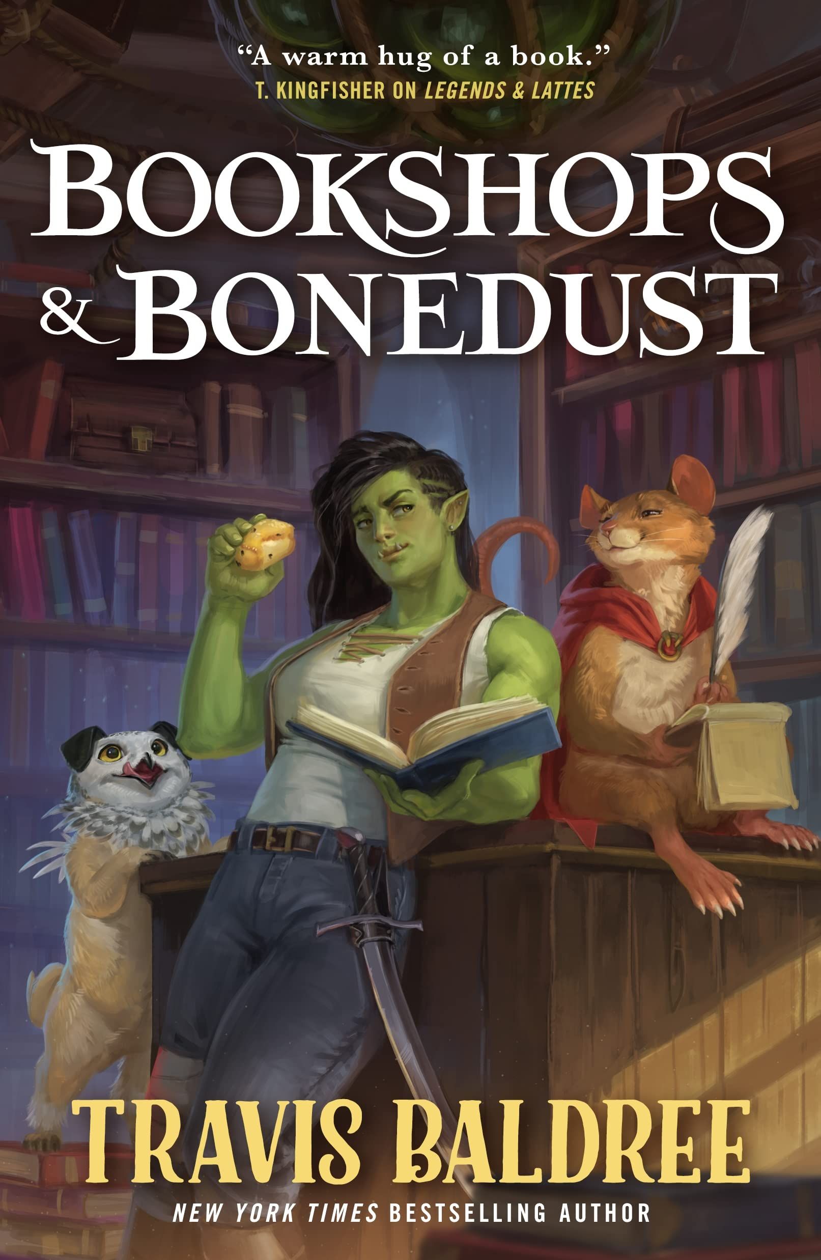 Bookshops & Bonedust by Travis Baldree book cover