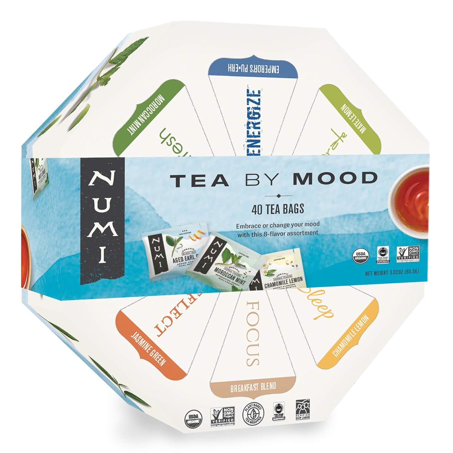 Organic Tea By Mood Gift Set (40 included)