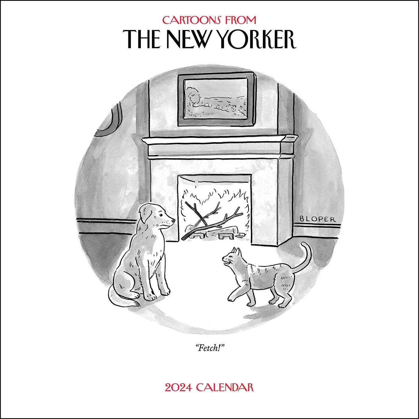 Cartoons from The New Yorker 2024 Wall Calendar cover