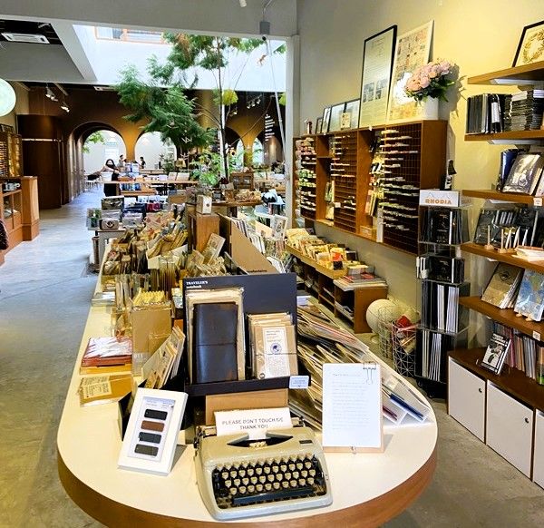 image of inside p66 Writer stationery store in Penang Malaysia