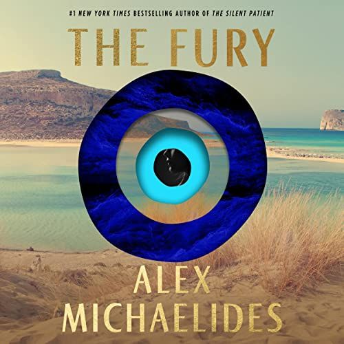 a graphic of the cover of The Fury by Alex Michaelides