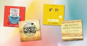 covers of 4 books from libro.fm's audiobook sale