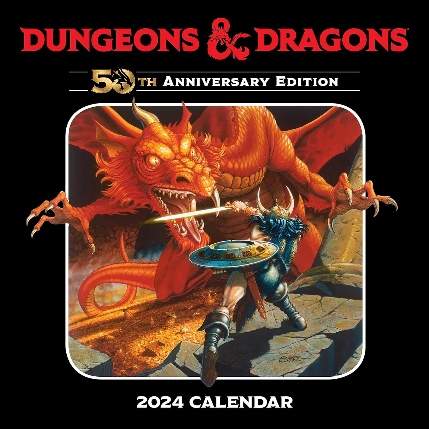 dungeons and dragons 2024 calendar cover
