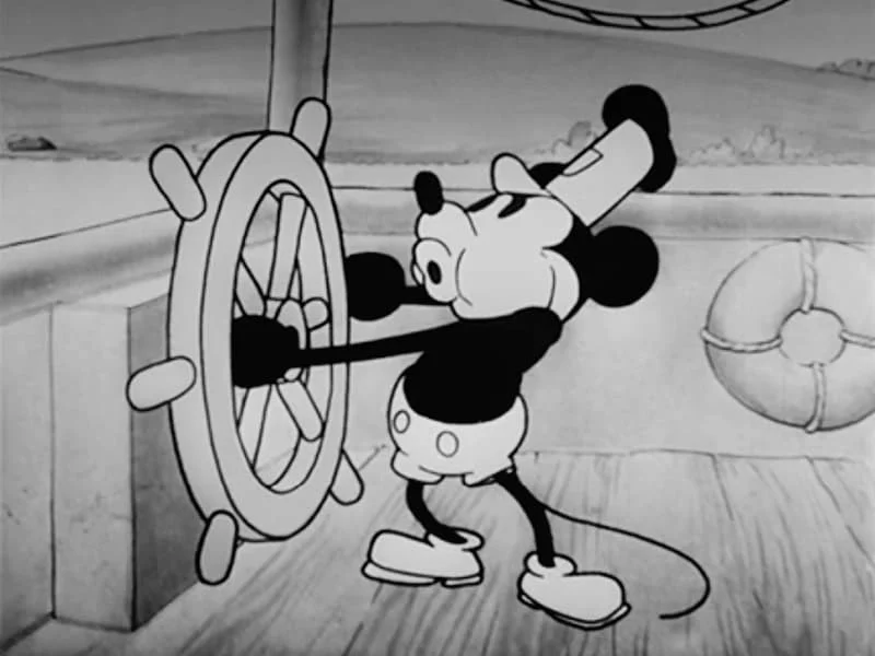 mickey mouse from steamboat willie