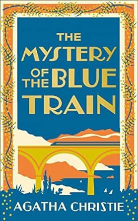 the mystery of the blue train book cover