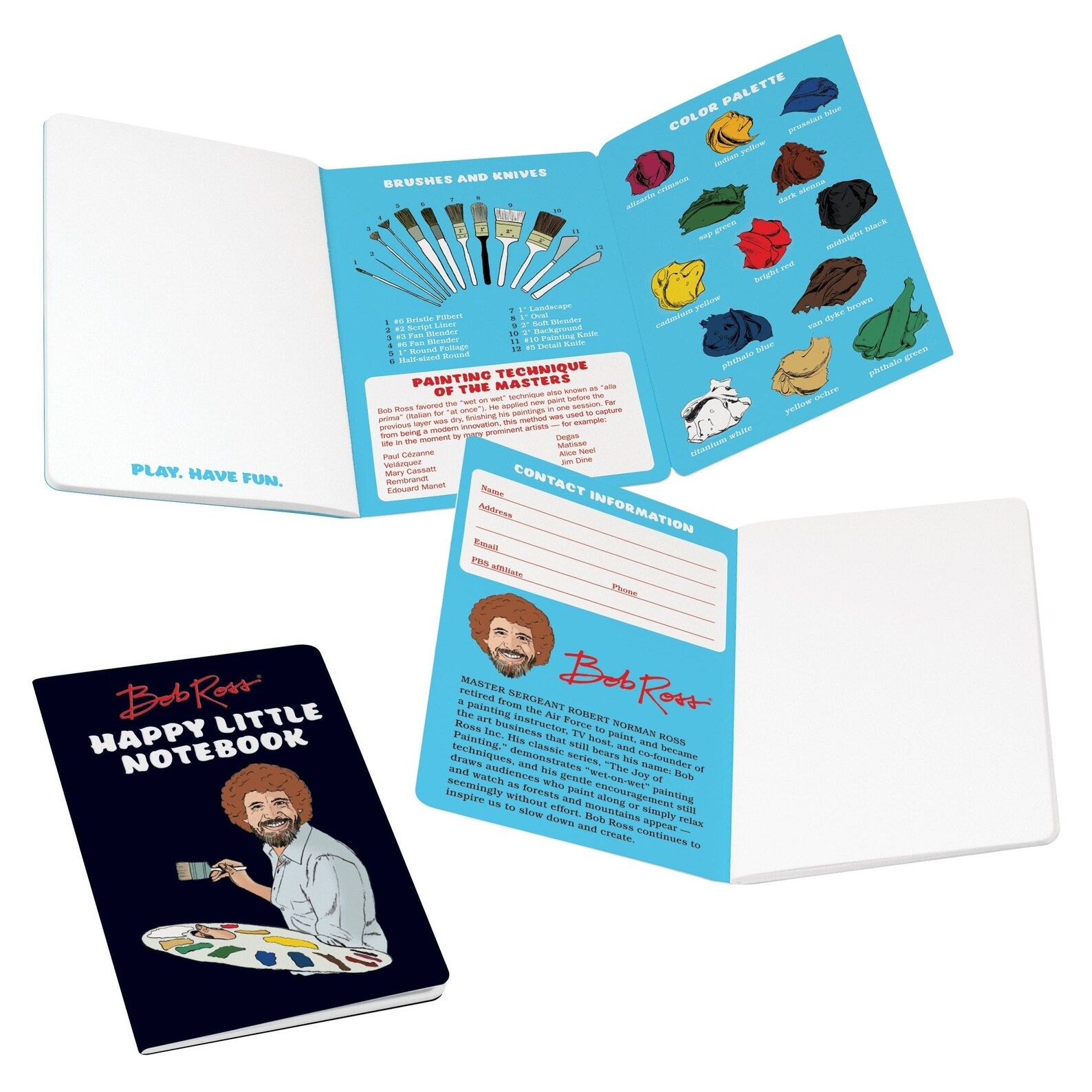 Bob Ross notebook