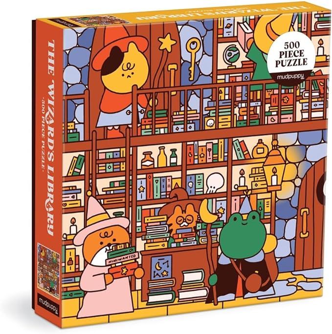 the wizard's library 500 piece puzzle