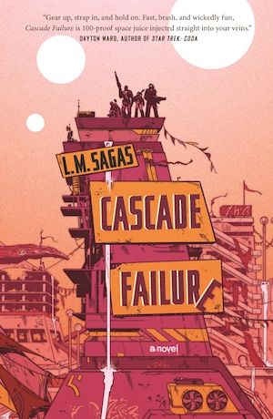 Book cover of Cascade Failure by L. M. Sagas