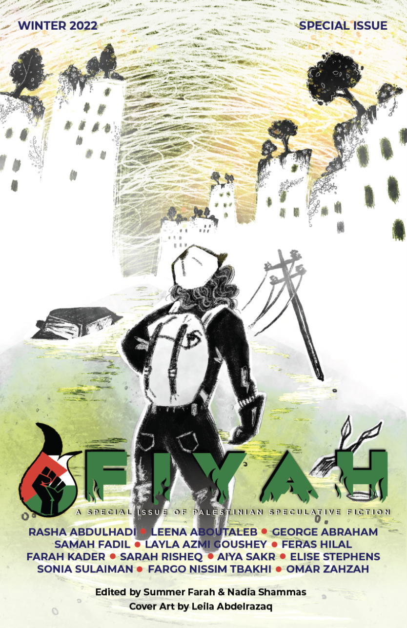 Cover image of the Palestinian Special Issue of FIYAH Magazine