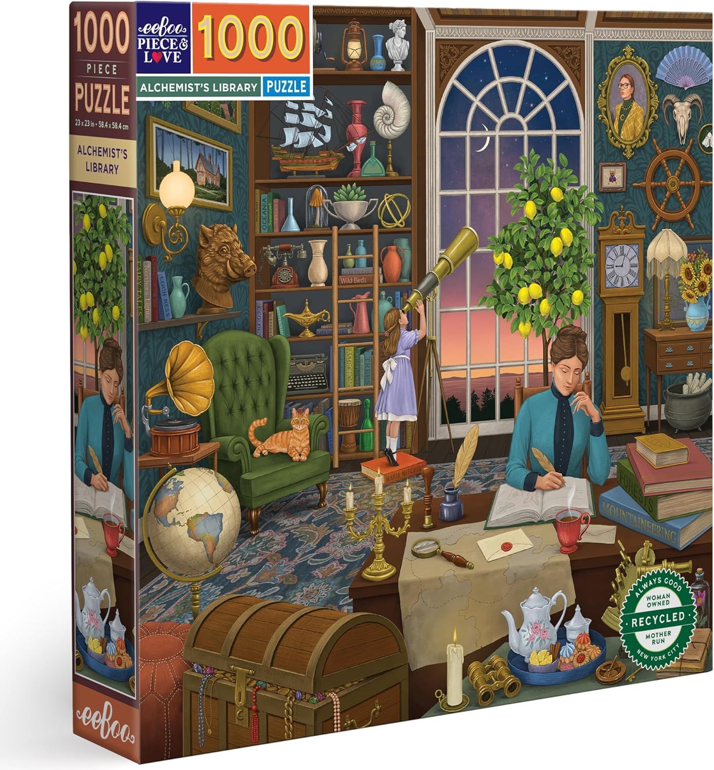 Image of the alchemist's library puzzle