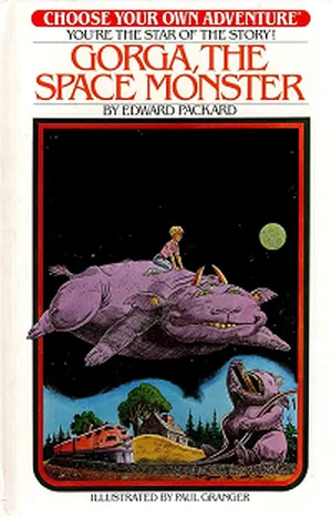 Gorga the Space Monster by Edward Packard book cover