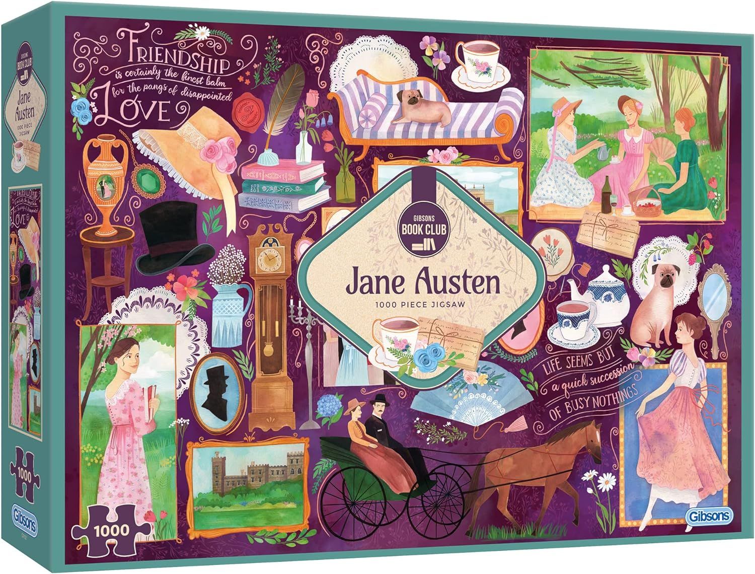 Image of a Jane Austen themed puzzle.