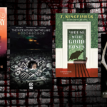 four of the horror novel covers listed