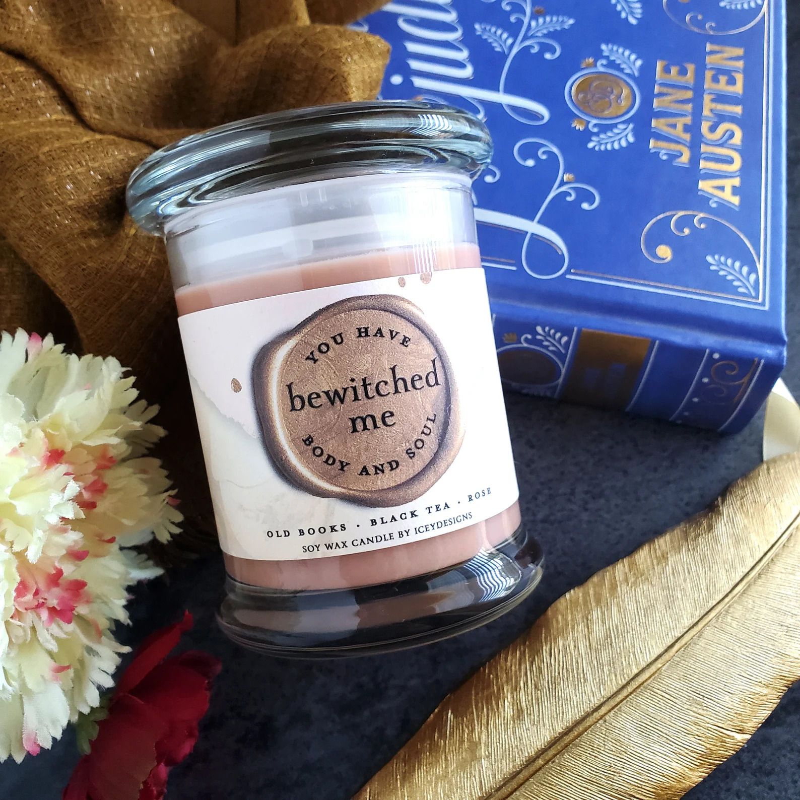 bewitched me body and soul candle