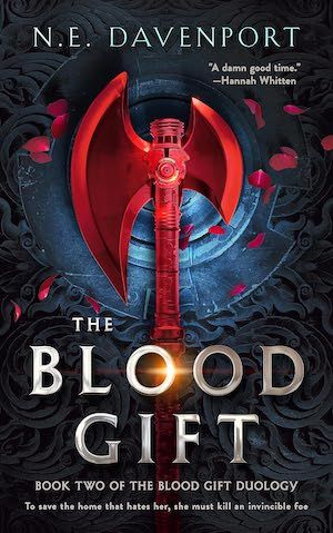 The Blood Gift by N.E. Davenport book cover