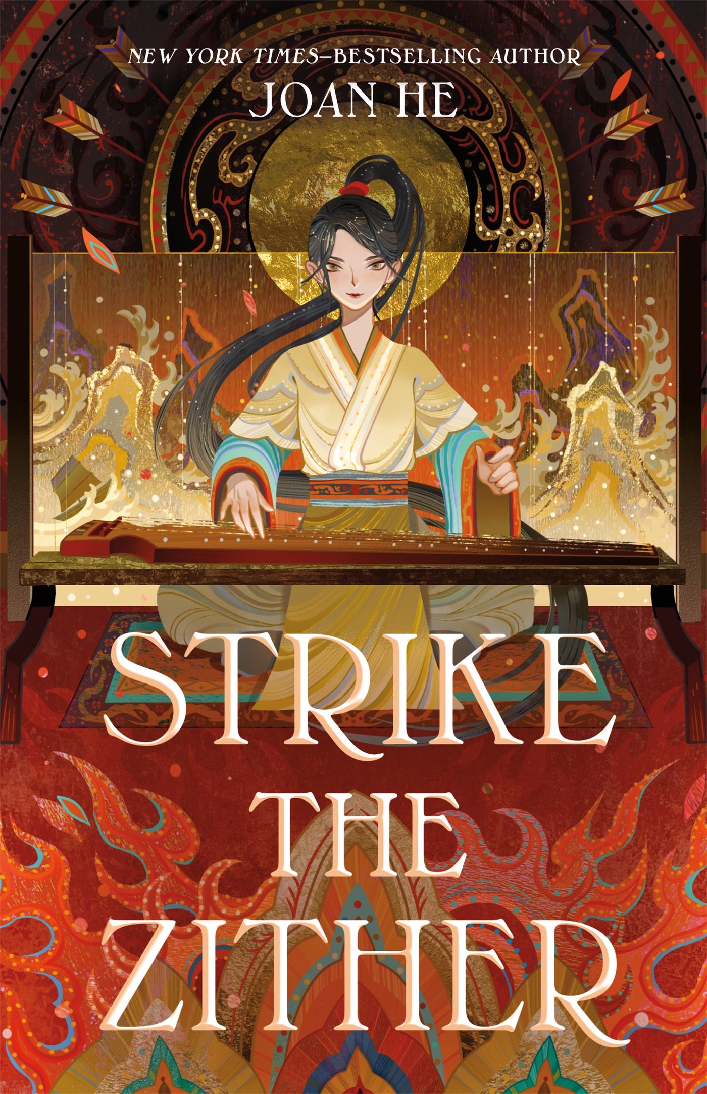 Book cover of Strike the Zither by Joan He