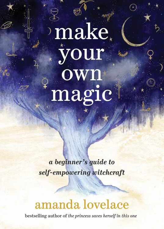 Book cover of make your own magic by amanda lovelace