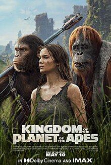 Kingdom of the Planet of the apes poster