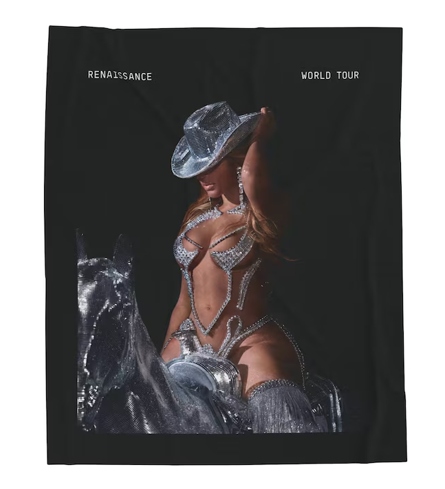 Beyonce Renaissance throw Velveteen Plush Blanket
