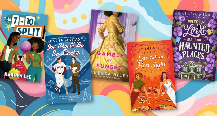 a collage of new romance books out May 2024