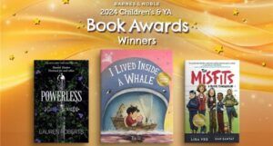 barnes & noble's childrens and young adult book award winners cover collage