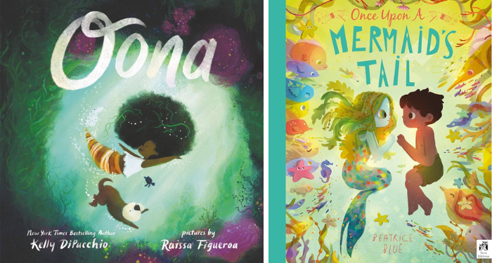 covers of Oona and Once Upon a Mermaid's Tale