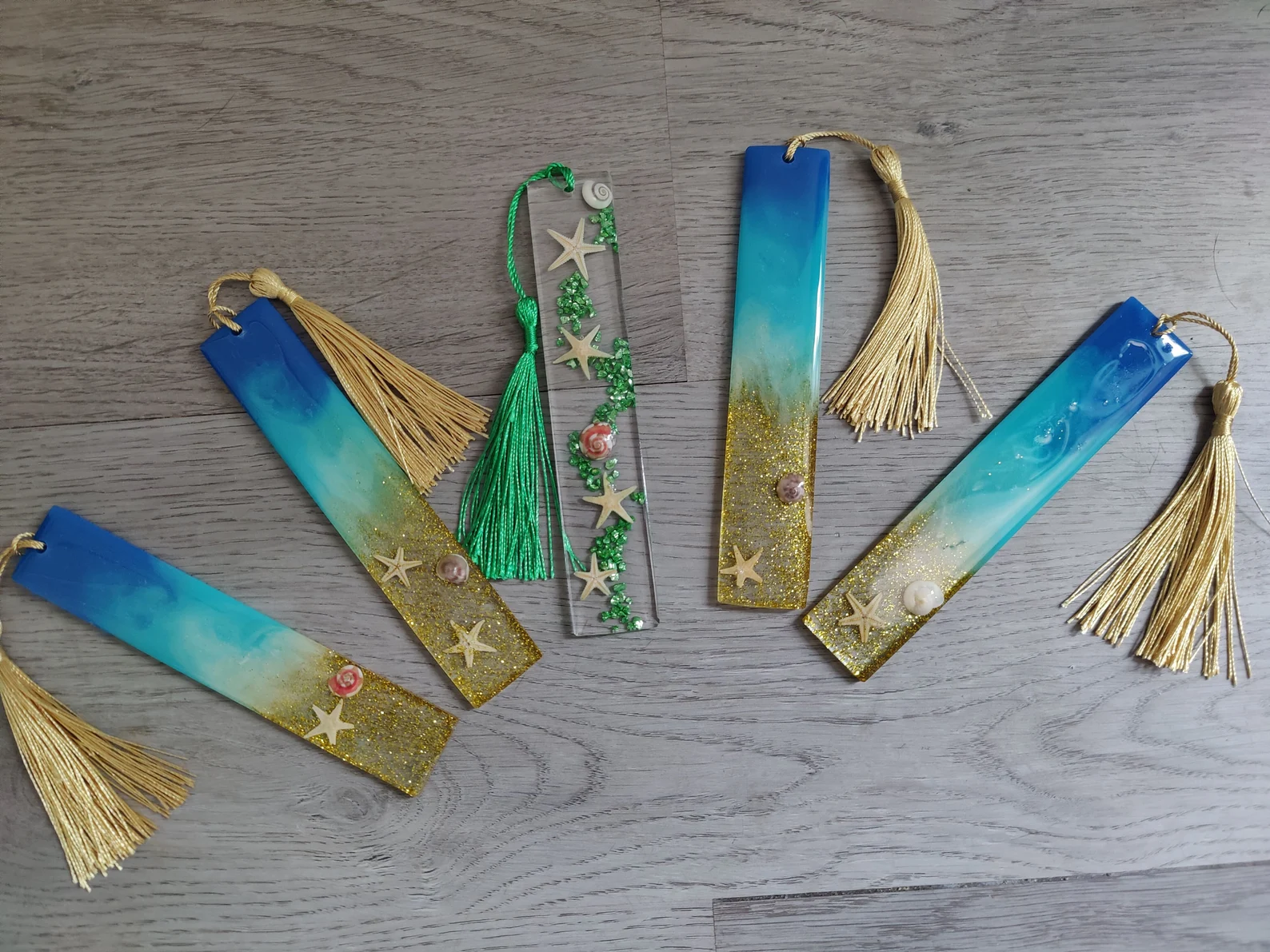 Image of resin bookmarks
