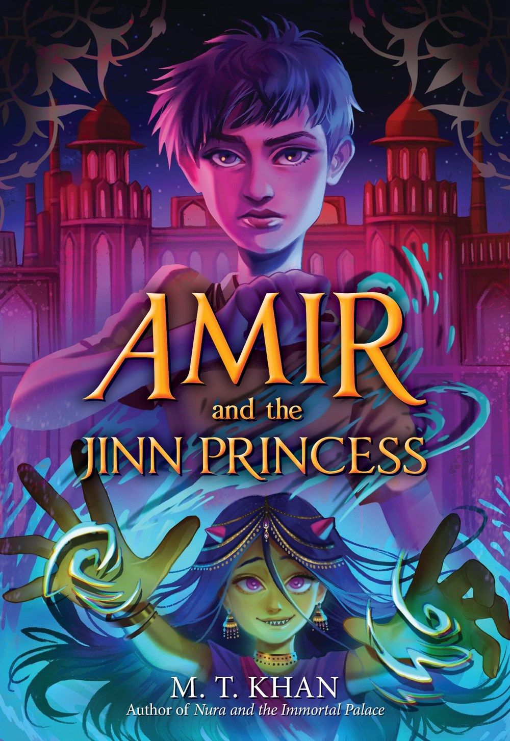 Cover of Amir and the Jinn Princess by M. T. Khan