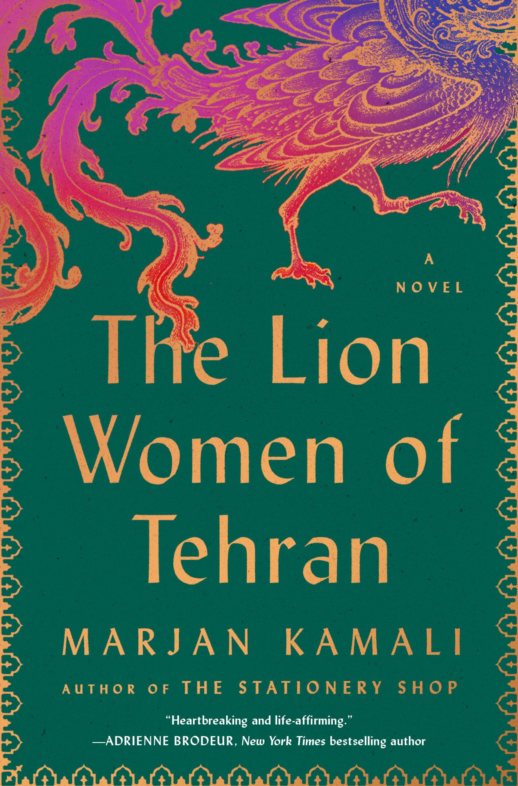 Cover of “The Lion Women of Tehran” by Marjan Kamali