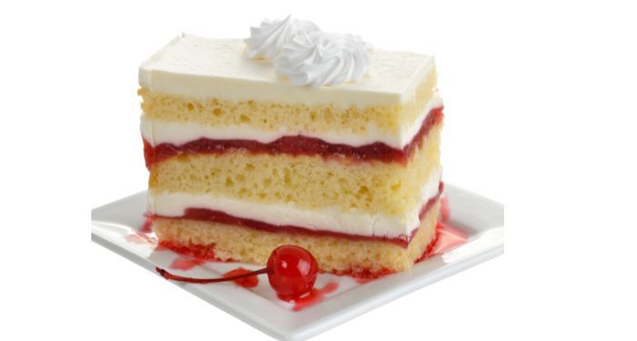 cake with jelly and cream cheese layers