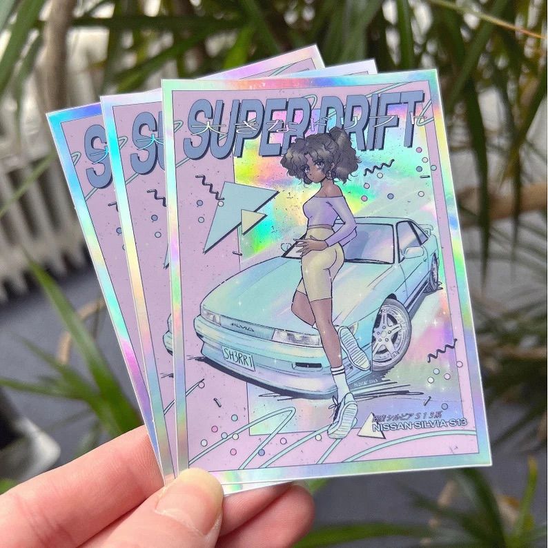 Super Drift Sherri Holographic Sticker 