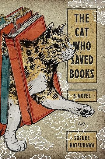 Book cover “The Cat Who Saved Books”